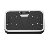 Tragbare Fitness-Vibrationsmaschine mit Digitalanzeige und Griffen Vibrationsplattform Körpershaker für Muskel-Fitness-Workout