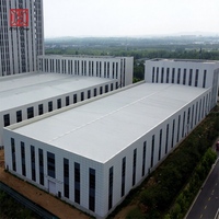 Structure en acier à grande portée, résistante à l'humidité, à montage rapide, pour entrepôt industriel de stockage de marchandises en vrac, ZTSS