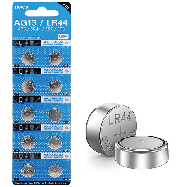 Hot Selling Factory Price Alkaline Button Battery 1.5v AG13 Lr44 Watch Battery  Button Cell 1.5v Battery