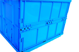 Giá rẻ nhựa có thể gập lại thùng bán buôn nhựa di chuyển hộp container Thùng Stackable Thùng nhựa cho trái cây và rau quả - Product Image 4