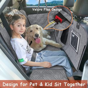 Alfombrilla de Viaje Multifuncional Impermeable y Ecológica para Mascotas, para el Asiento Trasero del Coche, Fácil de Lavar, Material Oxford, Fundas para Asientos de Perro - Product Image 4