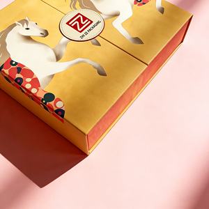 Caja de Embalaje para Chocolates Navideños con Inserto - Caja de Regalo Festiva para San Valentín, Eid y Año Nuevo (Capacidad para 12-25 Piezas) - Product Image 3