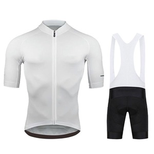 Ensemble de cyclisme unisexe pour adultes : Cuissard de cyclisme et maillot à manches courtes ajusté – Nylon/Cachemire anti-transpiration - Product Image 2