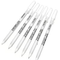 Stylo Gel à encre blanche créative, pointe Fine de 0.8mm pour étudiant, papeterie, dessin, Art, écriture, fournitures scolaires