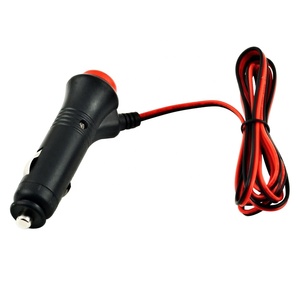محول طاقة ولاعة سجائر السيارة MX 24 فولت مع كابل تمديد ذكر وزر تشغيل وموصل تيار مستمر 5.5 ملم 2.1 ملم - Product Image 3