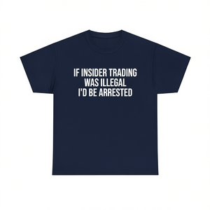 T-shirt humoristique sur le trading interne, avec des messages gênants, inadaptés, des blagues et des messages stupides, idéal comme cadeau. - Product Image 2