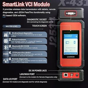 เครื่องมือวินิจฉัยรถบรรทุกสำหรับงานหนักมาใหม่สำหรับ X431 SmartLink CHD 24V พร้อมการรับประกัน1ปี - Product Image 6