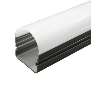 Tùy Chỉnh Nhựa PC PMMA Ép Đùn <span class=keywords><strong>LED</strong></span> Khuếch Tán Ánh Sáng Ống Tuyến Tính Dải Trong Suốt Chụp Đèn - Product Image 2