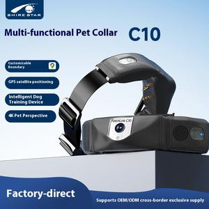 C10 स्मार्ट कुत्ते बिल्ली कॉलर 4k Gps ट्रैकर स्वास्थ्य निगरानी बहुकार्य प्रशिक्षण टिकाऊ प्लास्टिक क्रॉसबॉर्डर - Product Image 2