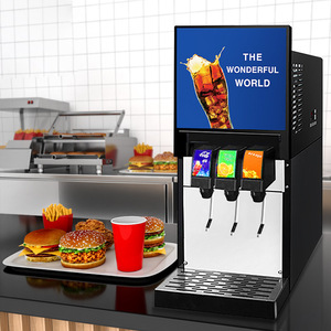 Máquina Dispensadora de Bebidas Carbonatadas de 3 Sabores, Dispensador Comercial de Bebidas Post-Mix para Restaurantes y Comida Rápida - Product Image 1