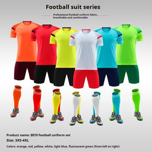 半袖サッカースポーツトレーニングユニフォーム夏の大会のためのクイックドライとDIYフレンドリー - Product Image 2