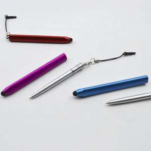 Stylet actif mini triangulaire avec écran tactile pour smartphone, prise casque, cordon, stylo à bille - Product Image 4