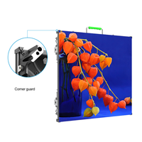 Tam Renkli Taşınabilir P2.6 P2.9 P3.91 Dış Mekan Led Reklam Ekranı 500*500mm Led Video Duvar Paneli Sahne Kiralama Led Ekran