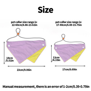 松山玩具 カスタムロゴ入り 調節可能な首輪 ペット用ハンカチ ビブ ドレスアップアクセサリー 犬用バンダナ 首輪スカーフ 子犬・猫用 - Product Image 3