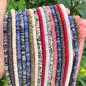 สร้อยข้อมือลูกปัดหินประจำเดือนเกิด ขนาด 8 มม. ลูกปัดอัญมณีธรรมชาติ ตัวล็อคแบบ OT สั่งทำได้ ขายส่งสำหรับธุรกิจขนาดเล็ก สั่งซื้อจำนวนมากเพื่อขายต่อ - Product Image 6