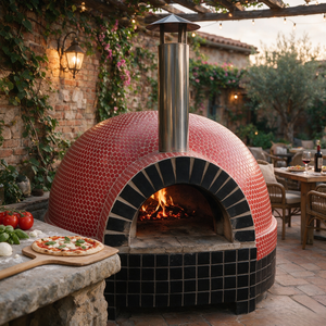 Horno <span class=keywords><strong>de</strong></span> Leña Comercial Giratorio <span class=keywords><strong>de</strong></span> 500 Grados <span class=keywords><strong>para</strong></span> Panadería, Horno <span class=keywords><strong>de</strong></span> Arcilla <span class=keywords><strong>para</strong></span> Pizza Napolitana <span class=keywords><strong>de</strong></span> Exterior - Product Image 1
