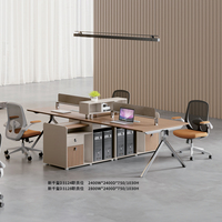 Bureau individuel directement de l'usine, mobilier de bureau élégant et pratique avec options de personnalisation