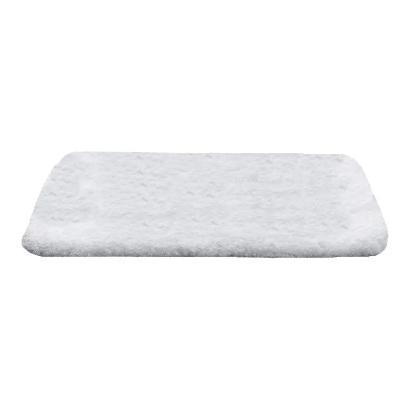 High quality Luxury Cotton Hotel Bath Rug White Bath Mats With Customized Logo For Hotel