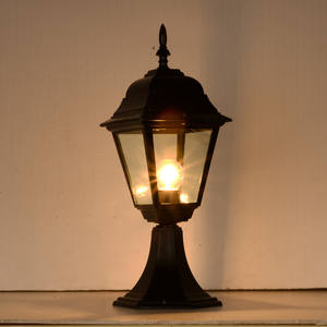 Moderno de alta calidad al aire libre impermeable <span class=keywords><strong>antiguo</strong></span> aluminio jardín Pilar luz puerta columna valla lámpara - Product Image 4