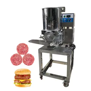 Industrial Automatic Burger Patty Forming Making Machine / Professional Burger Meatball Molding Machine