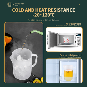 WINNERS 500ml 1000ml 2000ml 5000ml Taza medidora de plástico de gran capacidad Jarra de agua fría y caliente duradera con escala para Cocina - Product Image 3