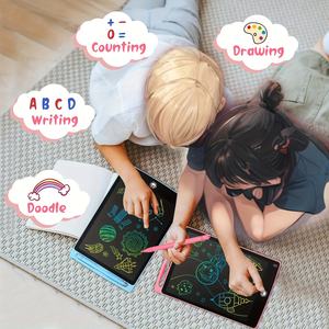 Tavoletta da disegno LCD per bambini 20 pezzi di tavoletta grafica lavagna magica senza carta con stilo e supporto per la scrittura Lcd tavolette grafiche 8.5 pollici - Product Image 3
