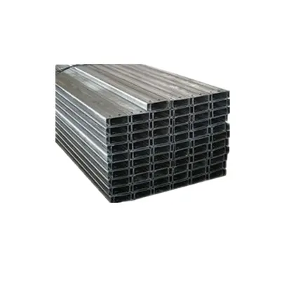 Wholesale Price Hot Rolled Steel U-Shaped Channel Beam ASTM JIS AISI SS400 Q235 50MMx25MM