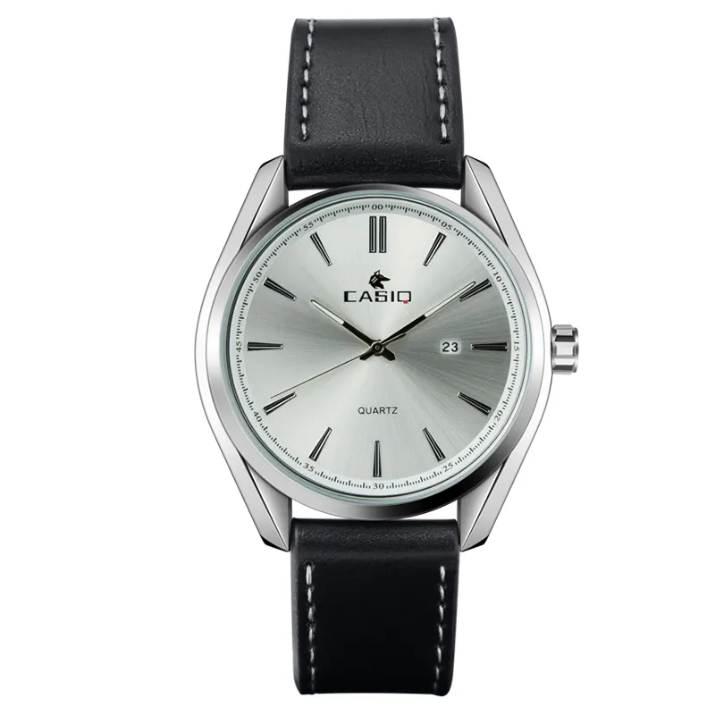 Low MOQ Private Label Quartz Watch For Men Leather Waterproof Minimalist Sports Custom Mens Watch