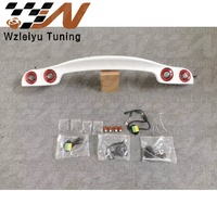 Alerón Trasero de Fibra de Carbono Estilo RE con Luces LED para Mazda RX7 FD3S 92-02, Cubierta de Luz Trasera con Lámpara LED