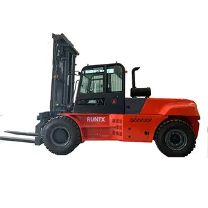 100 ton 12ton 15ton 16ton 20 ton folklifter 10000kg forklift truk, dengan AC pemanas diesel forklift untuk dijual