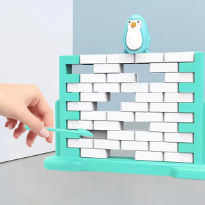 Interacción entre padres e hijos para niños, coordinación mano-ojo sensorial de juguete, pingüino, <span class=keywords><strong>juego</strong></span> de bloques de construcción de pared de <span class=keywords><strong>hielo</strong></span> - Product Image 2