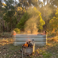 Produsen Kit Koil Pemanas Bak Mandi Air Panas Berbahan Bakar Kayu Grosir, Penukar Panas Baja Tahan Karat 304, Pemanas Spa Off Grid untuk Berkemah dan Halaman Belakang