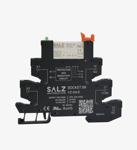 Kit de Automatización SALZ SR SSR, 1 Canal de Estado Sólido, 24VDC, Enchufe de Inserción Preensamblado, 4A, Protección Contra Sobretensiones CC, Diseño Delgado de 6mm, CE RoHS, Modelo de Cableado - Product Image 2