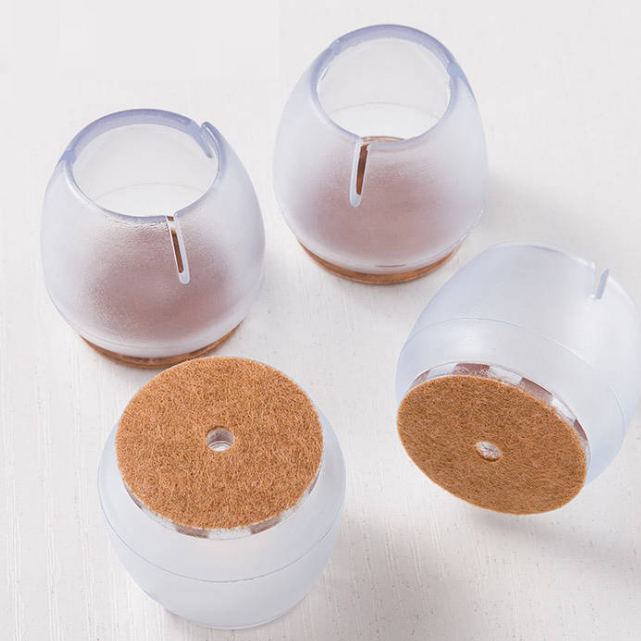 Износостойкая защита для стола, стула, мебели, бесшумная защита для пола из массива дерева