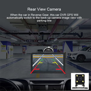 7 Inch Car Android GPS Navigation Với Dash Cam BT AVIN Wifi Ô Tô Với Rear View Camera Navigators Eu Tây Ban Nha Pháp Bản Đồ - Product Image 4
