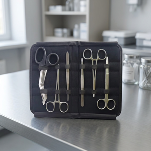 Kit de premiers secours chirurgical en acier inoxydable de qualité supérieure, 6 pièces, prix de gros, fabricant et fournisseur à Sialkot, fabriqué par Shu & Company - Product Image 2