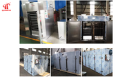 Sécheur à air chaud industriel QUANPIN CE CT-4 à trois portes, déshydrateur d'épices, four avec commande PLC, moteur à économie d'énergie, pompe Ti