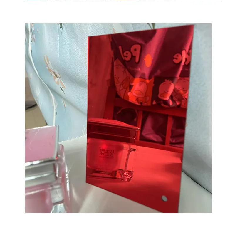 Factory wholesale Original Acrylic Sheet Plastic Cast Acrylic Red Mirror
