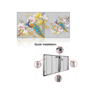 Écran LED transparent haute luminosité P3.9 fenêtre en verre LED mur vidéo transparent panneau flexible écran LED