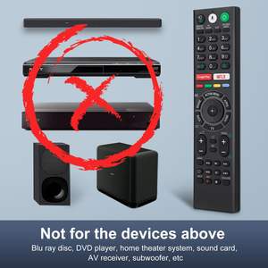 Télécommande vocale pour téléviseur intelligent <span class=keywords><strong>Sony</strong></span>, compatible avec les séries <span class=keywords><strong>Sony</strong></span> Bravia <span class=keywords><strong>4K</strong></span> UHD LED LCD HD, série RMF-TX, garantie 1 an - Product Image 2