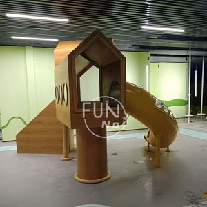 Su misura in legno al coperto parco giochi per bambini Soft <span class=keywords><strong>Play</strong></span> attrezzature per bambini piccolo parco giochi al coperto - Product Image 3