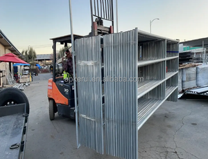 Enclos à chevaux portable robuste et personnalisable en acier galvanisé pour bovins, vaches, moutons, chèvres, clôture de ferme australienne - Product Image 4