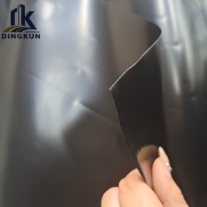 Film géomembrane HDPE de qualité aquaculture 0,2 mm, pré-soudé, imperméable, pour fermes d'élevage de crevettes et de poissons - Product Image 2