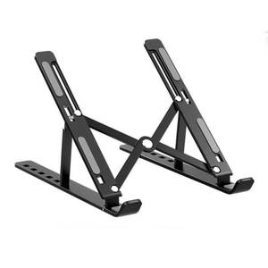 แท่นวางแล็ปท็อปปรับความสูงได้แบบพกพาวัสดุโลหะอะลูมิเนียมพับได้ง่าย - Product Image 4