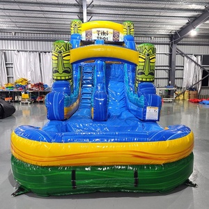 Structure <span class=keywords><strong>gonflable</strong></span> aquatique pour adultes, trampoline personnalisé <span class=keywords><strong>avec</strong></span> toboggan, aire de jeux flottante amusante pour l'été - Product Image 4