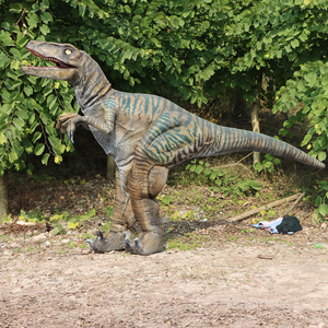 Disfraz de Dinosaurio Velociraptor Realista de Tamaño Natural Personalizado para Adultos, para Uso en Interiores y Exteriores, Parque Temático de Aventuras, Jurassic <span class=keywords><strong>World</strong></span> - Product Image 6