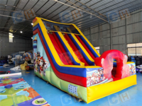 Toboggan gonflable de haute qualité pour chiens, toboggan gonflable pour enfants, château gonflable pour enfants, château de saut