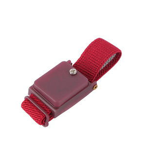 Testeur de dragonne <span class=keywords><strong>ESD</strong></span> antistatique bleu PVC PU et matériau métallique Bracelet de sangle conducteur coloré - Product Image 6