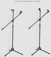 Support de Microphone professionnel réglable en métal, vente en gros