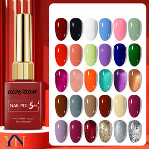 Vernis à ongles en gel UV personnalisé avec logo OEM, 60 couleurs, pour débutants, usage domestique, modèle 3 en 1, formule naturelle, longue durée, salon de manucure - Product Image 1